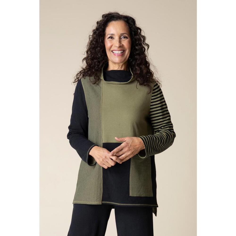 Mixed Stripes Studio Tunic